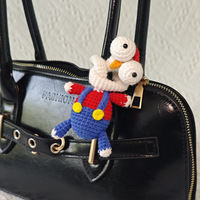 [Produit le plus vendu] Poupées en peluche courtes au crochet faites à la main, poulets coucou à long cou, écureuils, amis créatifs pour les fêtes