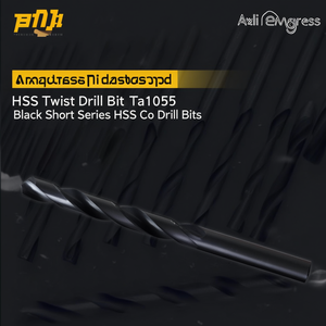 Hss Twist <b>Drill</b> <b>Bit</b> Ta1055 Black Short Series Hss Co <b>Drill</b> <b>Bits</b> - Product Image 3
