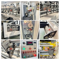 Línea de Producción de Cartón Corrugado de 3 Capas, 1600 mm, Procesamiento de Precisión, Equipo de Calentamiento con Motor Eléctrico para Cartones