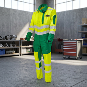 Vêtements de travail en gros pour l'industrie de la construction, antistatiques, ignifuges, imperméables, soudés, coupe régulière, en composite de feuille d'aluminium - Product Image 2