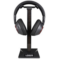 Support pour casque VCOM avec audio stéréo 3,5 mm, hub USB 2 ports, hauteur 28 cm, 10 couleurs RGB