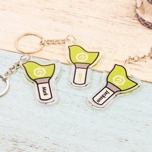 พวงกุญแจอะคริลิคใสสองด้าน GOT7 แบบขายส่ง พิมพ์ลายการ์ตูนตามสั่ง พร้อมพิมพ์ UV ของขวัญวันเกิดสุดเก๋ - Product Image 3