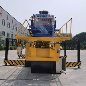 High Altitude Roof <b>Tile</b> <b>Making</b> <b>Machine</b> on Truck Mounted Hydraulic Lifting Platform for Steel Structure Roofing - Product Image 4