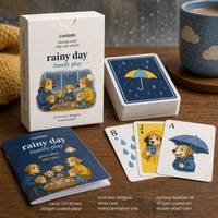 Jeu de cartes personnalisé pour chiens, jeu de cartes pour soirée en famille avec cadeau pour animaux de compagnie