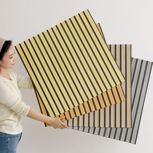 Peel and Stick Wall Decor 3D Grid TV Background Self-Adhesive Wall Sticker Peel Stick Wallpapers for Home Improvement