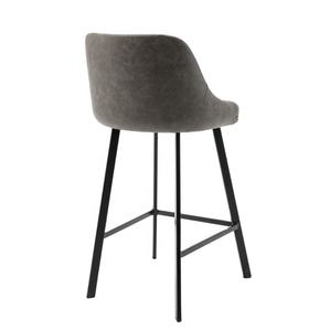 <span class=keywords><strong>Tabouret</strong></span> de bar gris à siège en mousse haute densité spécial personnalisé - Product Image 5