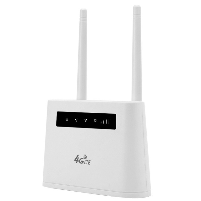 R102 4G SIM Card Router Wireless Plug-in LTE Mobile Hotspot RJ11 Voice Version 300m Speed 4000mAh Battery E918