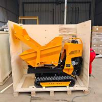 Mini-Raupenlader Benzinbetriebener Hydraulischer Kettendumper Baustellen-Minitransporter
