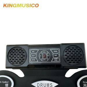 <span class=keywords><strong>Batterie</strong></span> électronique <span class=keywords><strong>pour</strong></span> enfants avec deux haut-parleurs et écouteurs, design unique enroulable, cadeau <span class=keywords><strong>pour</strong></span> jeunes musiciens - Product Image 4