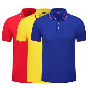 Polo personnalisé vierge sur mesure pour entreprise, broderie de logo, T-shirt à revers, vêtements de travail, polo - Product Image 2