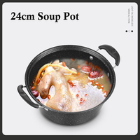 Offre Spéciale : Ensemble de 3 Ustensiles de Cuisson Classiques en Acier Carbone Durable, Revêtement Antiadhésif Non Toxique, Casseroles et Poêles en Acier Carbone avec Couvercles