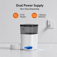 Distributeur automatique intelligent de nourriture pour animaux de compagnie avec contrôle par application WiFi, capacité de 3 L, caméra intégrée et alimentation programmée pour chat et chien