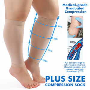 ถุงน่องรัด<span class=keywords><strong>น่อง</strong></span>แบบมีโลโก้สั่งทำพิเศษ 15-20 มม.ปรอท ยืดหยุ่นสูง สำหรับเส้นเลือดขอด ใช้สำหรับเล่นกีฬาและ<span class=keywords><strong>เดิน</strong></span> - Product Image 1