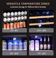 Refroidisseur classique à bière simple sur mesure, 54 bouteilles, pour vin, 120 canette