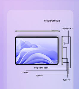 Tablette PC 4G double SIM <span class=keywords><strong>10</strong></span>,4 pouces pour l'éducation et les affaires, 8 Go de RAM, 128 Go de ROM avec appareil photo, disque dur EMMC - Product Image 2