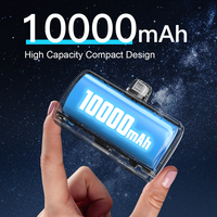 Batería Externa Mini de 10000mAh con Conexión USB-C de 22W para Teléfono, Carga Rápida sin Cable, Cargador Portátil OEM