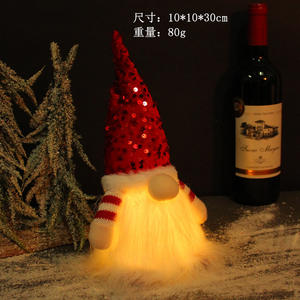 Vente chaude Décorations De Noël Père Noël Vieil Homme Poupées Ornements Gnomes Debout Avec Fête De Poupées Légères - Product Image 4