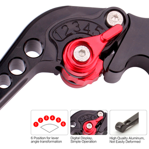 CNC <span class=keywords><strong>moto</strong></span> 3D Long levier de frein d'embrayage pour <span class=keywords><strong>YAMAHA</strong></span> <span class=keywords><strong>FZ6</strong></span> FAZER 2004-2010 <span class=keywords><strong>moto</strong></span> pièces de rechange accessoires - Product Image 5