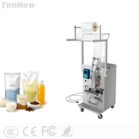 Machine de remplissage automatique de sachets de jus de lait frais en acier inoxydable durable, équipement d'emballage de sachets liquides