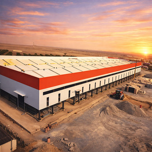 Nave Industrial Prefabricada de Acero Galvanizado de Alta Calidad, Estructura de Acero para Almacenes, <span class=keywords><strong>Edificio</strong></span> Prefabricado - Product Image 4