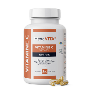 Cápsulas de Vitamina C con Extracto de Hierbas, 60 Unidades, 1000mg Dosis Diaria, Mejora la Inmunidad - Product Image 1