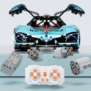 T5011 Hongqi S9 Technology Sports Car Model Ornament Children's Educational DIY Assembly Building <b>Blocks</b> Toy Gift - Product Image 3