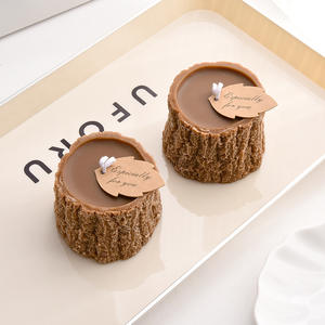 Candela Profumata a Forma di Tronco d'Albero con Tema Forestale - Decorazione Creativa per la Casa - Fragranza Rosa e Sandalo - Opzione Regalo - Product Image 2