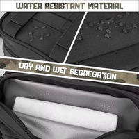 Trousse de Toilette Homme Personnalisable avec Logo, Sac de Voyage pour Rasage, Trousse de Douche, Outil d'Hygiène EDC, Pochettes Molle, Trousse de Toilette Zippée pour Homme