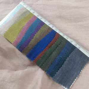 OEKO-TEX 100 certifié de haute qualité enzymatique <span class=keywords><strong>pierre</strong></span> lavé Vintage <span class=keywords><strong>Delave</strong></span> tissu de lin teint - Product Image 2