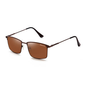 Lunettes de soleil Gref Jack, monture carrée en métal, unisexe, verres polarisés TAC UV400, tendance 1603 - Product Image 2