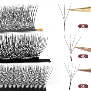 ขนตาปลอม YY <span class=keywords><strong>Clover</strong></span> รูปทรง W แบบ 3 มิติ ขนมิ้งค์นุ่ม ต่อขนตาแบบหนาแน่น Cilios W - Product Image 3