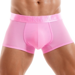 JOCKMAIL Boxer da <span class=keywords><strong>Uomo</strong></span> in 9 Colori, Intimo Sexy in Seta Ghiaccio e Rete, Pantaloncini Sportivi e da Nuoto - Product Image 1