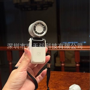 Ventilateur de cou F30 pliable, portable, rechargeable, alimenté par batterie, charge USB, autonomie 3-6h, blanc, rose, noir - Product Image 3