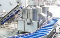 Nouvelle ligne de traitement automatique de lavage et de pelage de pommes de terre et de légumes Fengxiang avec machine à peler à lame spirale