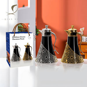 <span class=keywords><strong>2026</strong></span> Nieuwe Draagbare 1000ml Glazen Binnenfles <span class=keywords><strong>Thermos</strong></span> Vacuümdeksels Geïsoleerde Thermische Bedrijfsgeschenkset 12-24 Uur Isolatie - Product Image 4