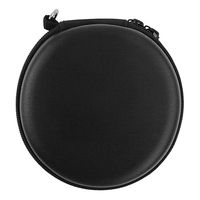 Étui de rangement en EVA pour écouteurs filaires, personnalisé, décoratif, rond, numérique, pour aides auditives - Étui uniquement