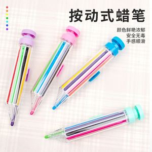 Penne a Sfera Retrattili in Plastica con Logo a 6 Colori e Fusto Trasparente per Scuola e Promozioni - Product Image 3