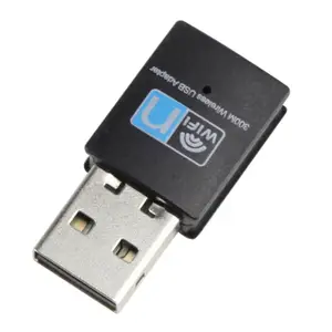 Adaptateur Wifi USB 300 2.0 Mbps Dongle Wifi 802.11 AC adaptateur réseau sans fil avec double bande 2.4GHz/150Mbps pour PC