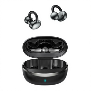 Earbud Brightblue Clip ENC Peredam Kebisingan Layar LED Bass Mendalam Penyesuaian Pas Badan untuk Olahraga dan <span class=keywords><strong>Gaming</strong></span> Tahan Air IPX-5 5.3 AAC 30ms - Product Image 1