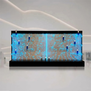 LED Indoor Water Bubble Wall Fountain Contemporary Design Acrylic <b>Room</b> <b>Divider</b> for Home Decor Moving Bubble Pillar - Product Image 4