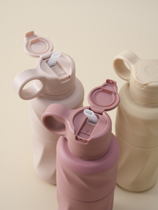 Nouvelle gourde portable en silicone pour enfants, grande capacité, isolée thermiquement, idéale pour les activités sportives et la randonnée en extérieur - Product Image 5