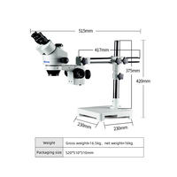 Murzider MSD203T Trinocular Stereo Microscope for Precision Inspection and Soldering Work