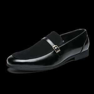 รองเท้าบีนสไตล์ใหม่ รองเท้าหนังแท้ผู้ชายแบบอ็อกซ์ฟอร์ด สายรัดแบบผูก ระบายอากาศได้ดี พื้นรองเท้านุ่ม กันลื่น ระงับกลิ่นอับ - Product Image 2