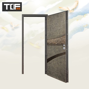 Porte de sécurité en acier galvanisé simple, design moderne et élégant en acier inoxydable, pour la maison, Indonésie - Product Image 6