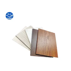 Tablero de cemento de magnesio laminado de alta presión para decoración de pared, chapa de grano de madera a prueba de fuego HPL mgo