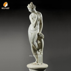 Sculpture en pierre <span class=keywords><strong>de</strong></span> Vénus couchée nue, <span class=keywords><strong>déesse</strong></span> <span class=keywords><strong>de</strong></span> l'amour et <span class=keywords><strong>de</strong></span> <span class=keywords><strong>la</strong></span> <span class=keywords><strong>beauté</strong></span> <span class=keywords><strong>grecque</strong></span> et romaine, statue en marbre d'Aphrodite pour l'extérieur - Product Image 4