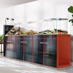 Luxuriöses, Umweltfreundliches <span class=keywords><strong>Aquarium</strong></span> aus Ultra-Weißglas, Dekoratives Heimaquarium mit Bodenfiltersystem vom Hersteller für das Wohnzimmer - Product Image 3