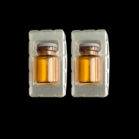 Plateau en PVC pour flacon de 5 ml avec plateau intérieur épaissi pour peptides, emballage blister, base en plastique pour flacon unique