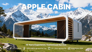 SQXC <span class=keywords><strong>Prix</strong></span> usine Chine 20 pieds Maison conteneur modulaire préfabriquée de luxe écologique étanche type Apple Cabin pour usage hôtelier et chambre - Product Image 5