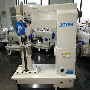 Machine à coudre à double aiguille Zoyer ZY9920 pour chaussures en cuir, semi-automatique, à rouleaux - Product Image 4